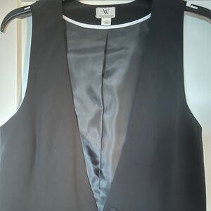 Black Dress Vest